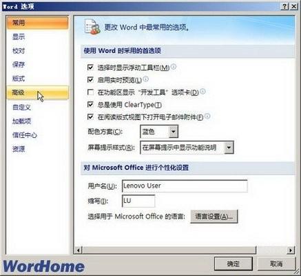 全面认识Word2007中的Office按钮