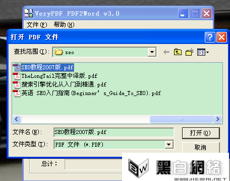 怎么用PDF2Word将PDF转换成Word