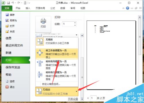 Excel2010中怎样打印大型工作表