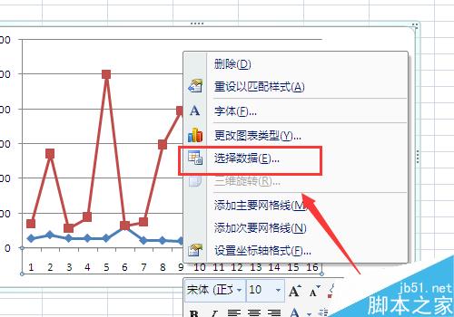 Excel制作折线图怎么修改横坐标