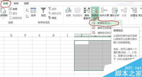 如何限制excel单元格内输入的数据类型与数值