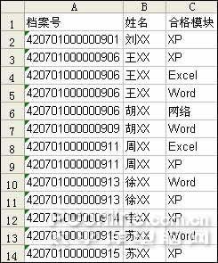 相同条件单元格数据地合并 三联