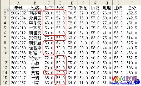 数据被筛选出来