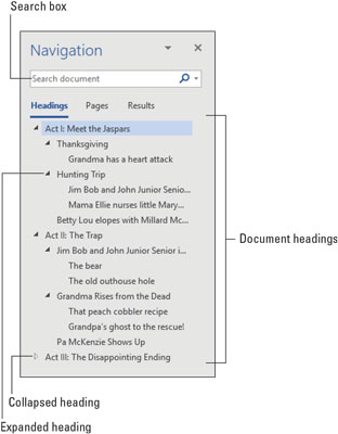 word2019-导航窗格