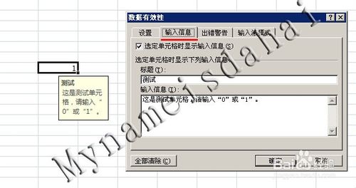 Excel 数据输入有效性（限定输入数据）