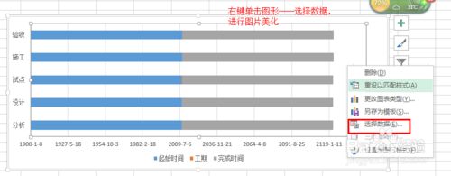 Excle2103制作甘特图