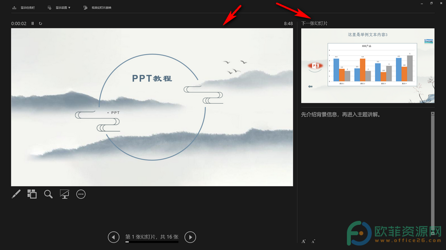 ​PPT怎么在播放的时候看到下一页