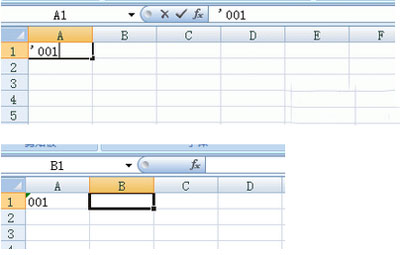 excel表格之如何输入0“零”
