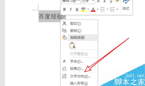 word2019怎么调整文字方向？word2019文字方向设置教程