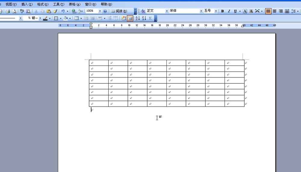 word表格的列宽如何修改呢?